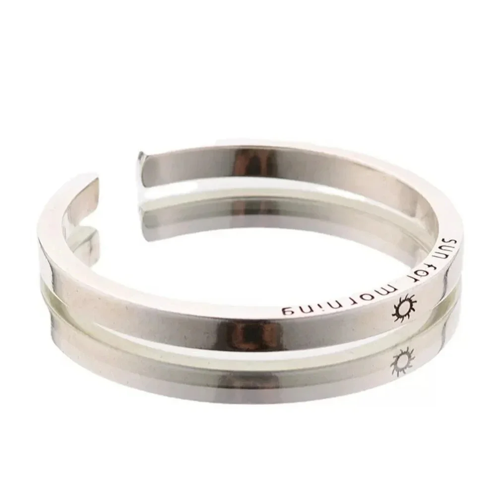 NEW Heavy Star Engraved Cuff Bracelet | 18k Gold‎ Plated